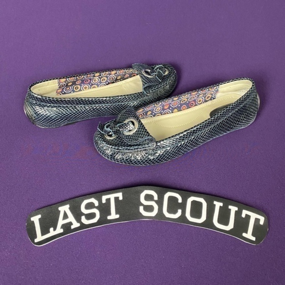 Sperry Top-Sider SnakeSkin Leather Loafers Sz 6